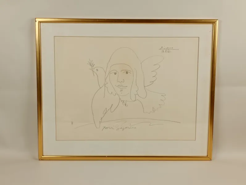 Litografiskt Tryck, eft. "Youri Gagarine" Pablo Picasso, Editions Cercle D'art Paris