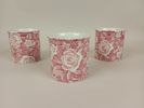 Ytterfoder 3 st, "Victorian Chintz" no 2 Burleigh Straffordshire England