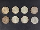 Silvermynt, Sverige 1 & 2 kr Bl.a. Oscar II
