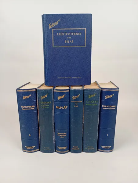 Böcker, Teknos, Bil-& båthandböcker