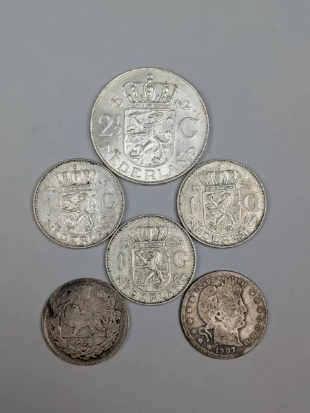 Silvermynt, Nederländerna, USA & Persien