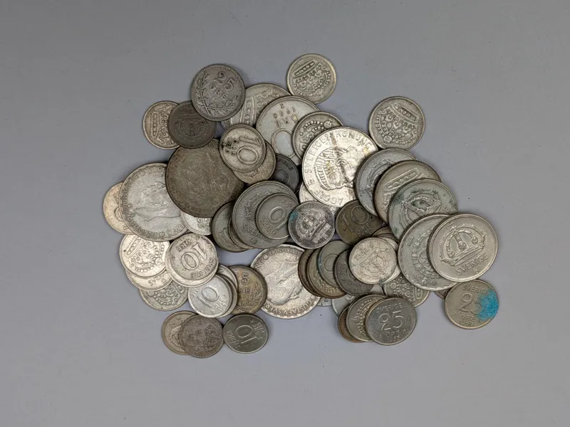 Silvermynt, Sverige 162,1 g