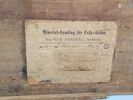 Trälåda med mineraler, "Mineralsamling för folk-skolor"