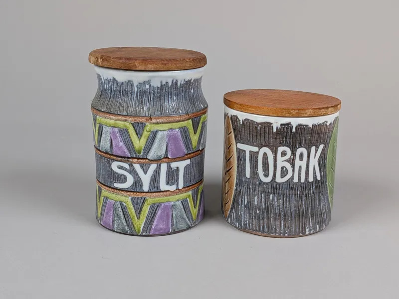 Sylt & tobaksburk ,Laholms keramik