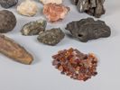 Parti mineraler/kristall & fossiler