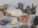 Parti mineraler/kristall & fossiler