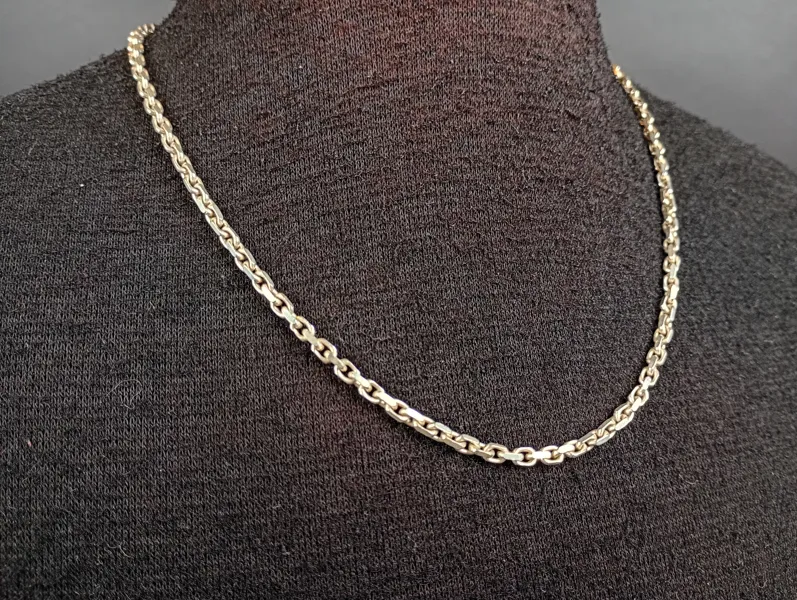 Halsband, Ankarlänk Silver