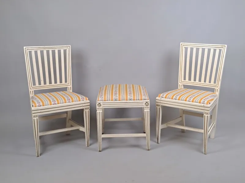 Stolar & fotpall, Gustavianska