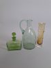 Glas 3 delar bl.a. Sture Berglund Stockholms Glasbruk