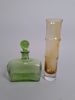Glas 3 delar bl.a. Sture Berglund Stockholms Glasbruk