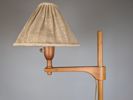 Golvlampa, "Staken" Carl Malmsten Teak, Brännmärkt