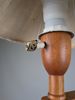 Golvlampa, "Staken" Carl Malmsten Teak, Brännmärkt