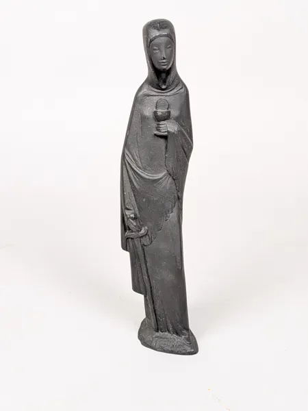 Skulptur, Gjutjärn St. Barbara