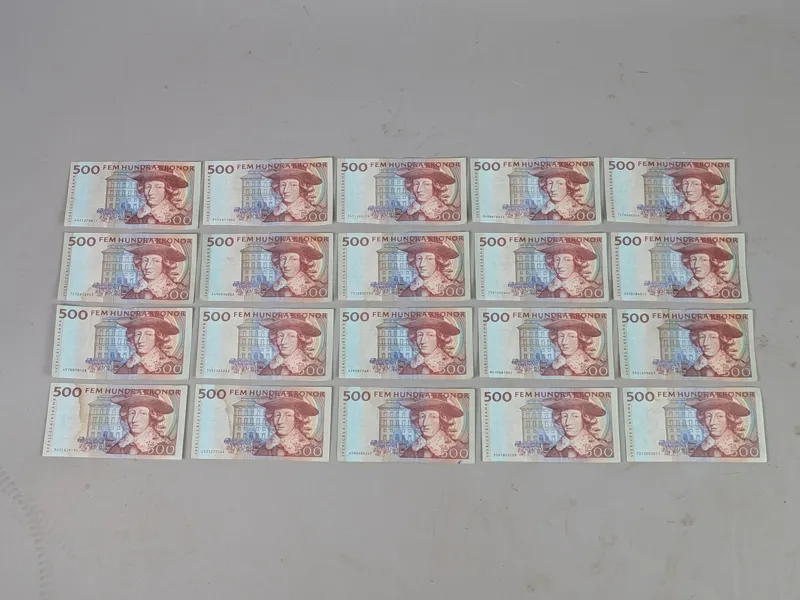 Sedlar, 500 kr Sverige