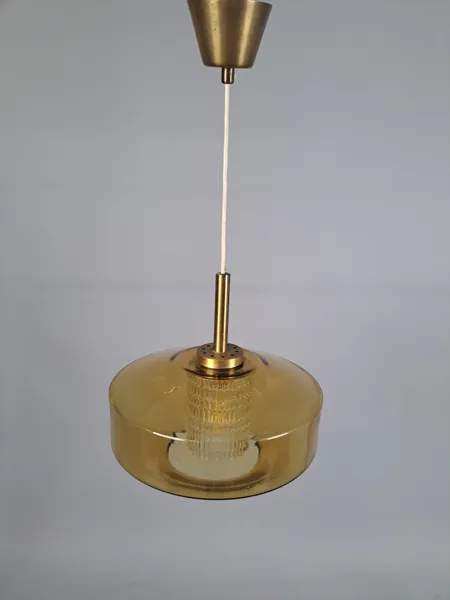 Taklampa, glas 1970-tal