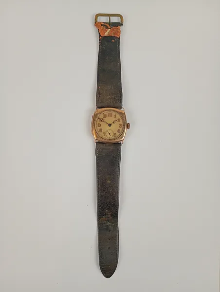Armbandsur herr, 14k Guld manuellt