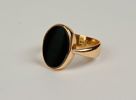 Ring med sten, 18 k Guld