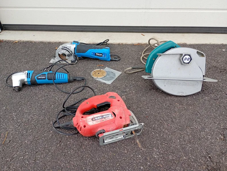 Elverktyg bl.a. Black & Decker