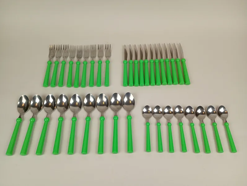Bestickuppsättning, IKEA, rostfritt & plast
