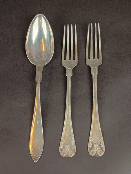 Silverbestick 3 delar
