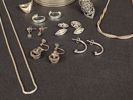 Diverse Silversmycken/skrotsilver