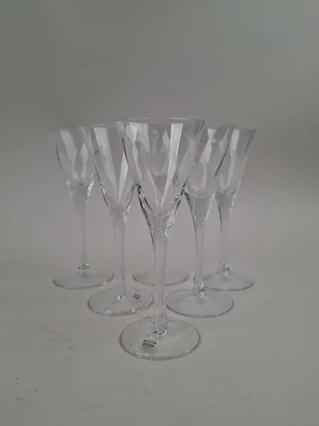 Snapsglas, "Chateau" Bertil Vallien Kosta
