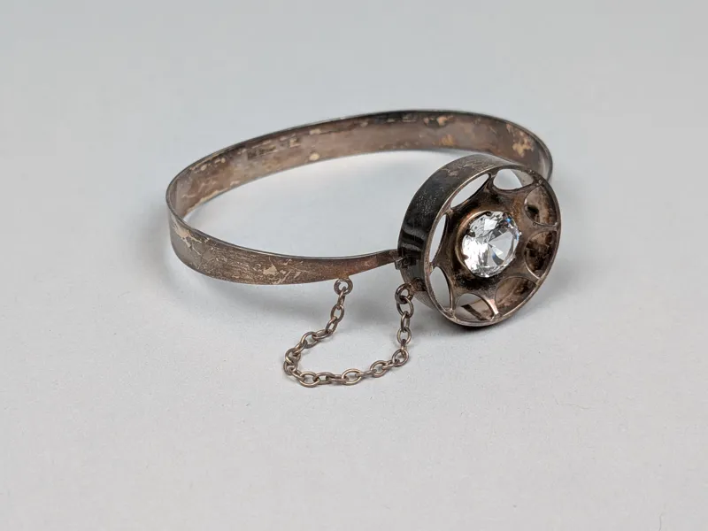 Armring, Silver & Bergkristall Kultaseppä Salovaara Åbo