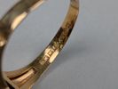 Klackring, 18 k Guld & Onyxsten