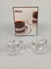 Kaffekoppar med fat, "Paula" Jorma Vennola Ahlström Iittala Finland