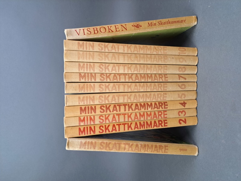 Bokserie, Min Skattkammare, 1-10 samt visboken