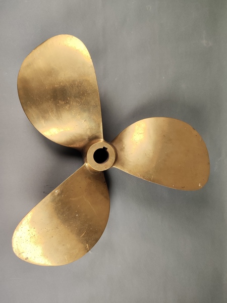 Propeller, mässing, Pat Melcher