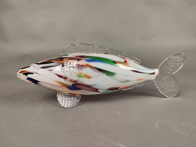 Skulptur, glas Murano Italien