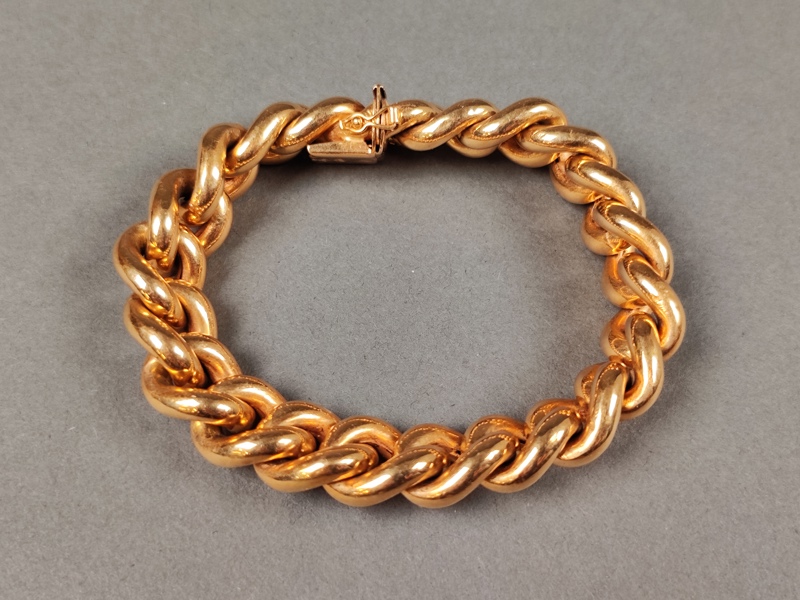 Armband 18 k Guld, Vikt : 42 g