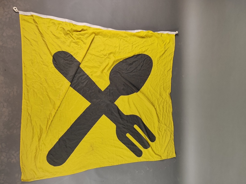 Flagga, Mat