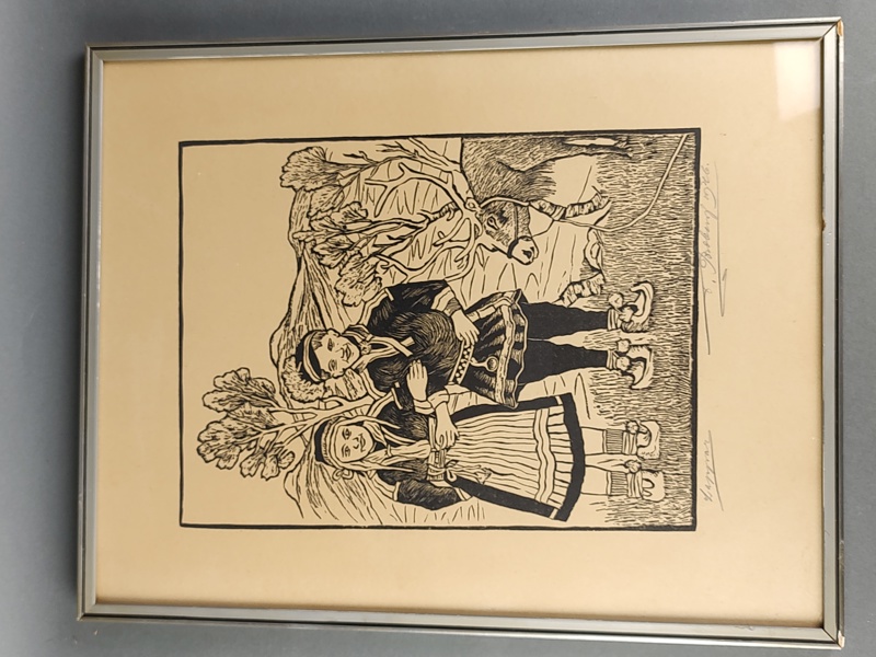 Etsning, T.A Broberg