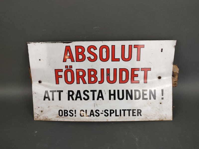 Varningsskylt, plåt