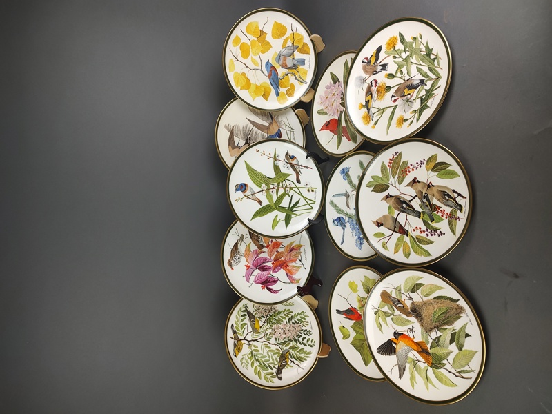 Samlartallrikar, "Songbords of the World" Franklin Porcelain