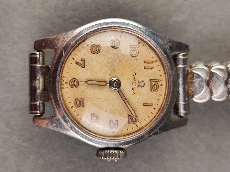 Armbandsur, Omega ca 1950-tal, manuell