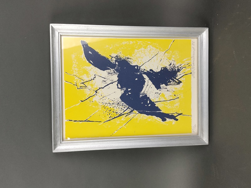 Färglitografi, Olle Svanlund, signerad
