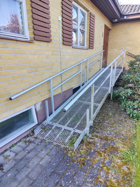 Rullstolsramp, aluminium