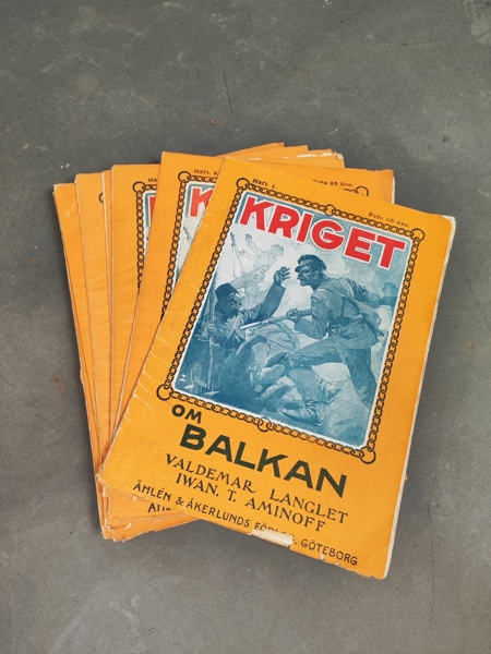Tidskrift / Magasin, "Kriget om Balkan" Valdemar Langlet del 1-13