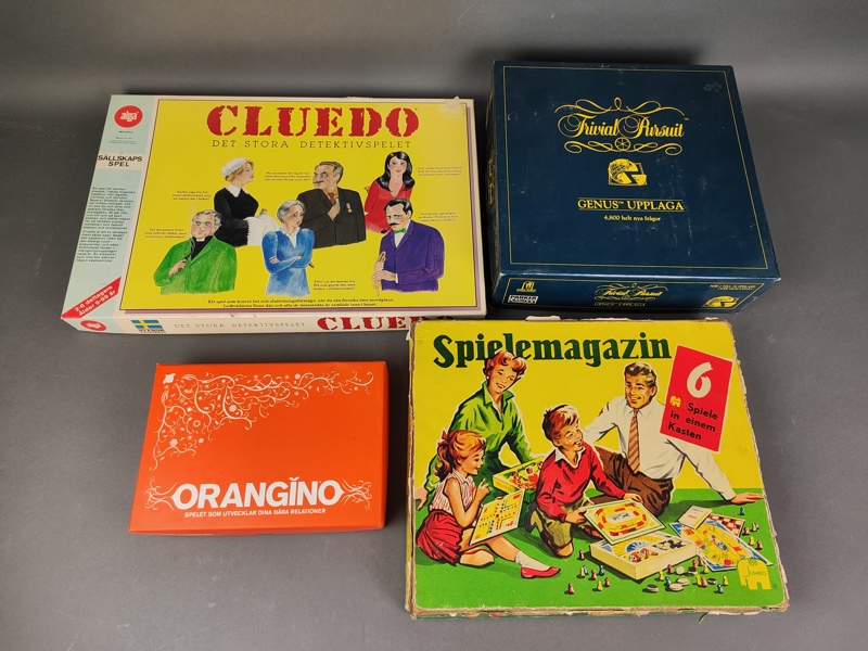 Sällskapsspel bl.a. Cluedo