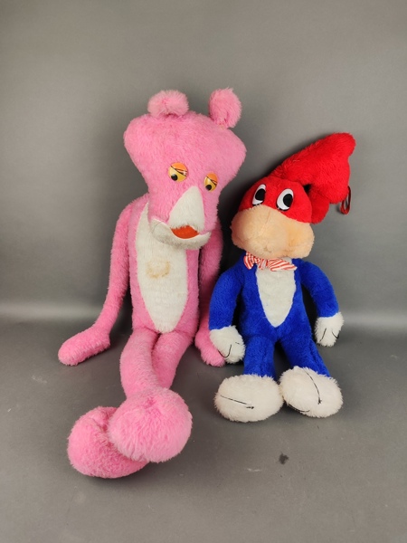 Större mjukisdjur, Rosa Pantern & Hacke Hackspett