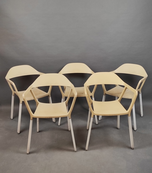 Stolar 5 st, "P77" Jonas Lindvall, Johanson Design