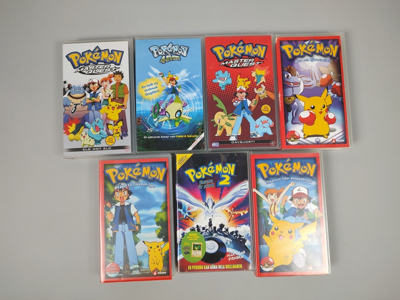 VHS-filmer, Pokémon