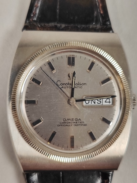 Armbandsur, Omega Constellation Automatic 1969, Chronometer Officaially Certified Day-Date