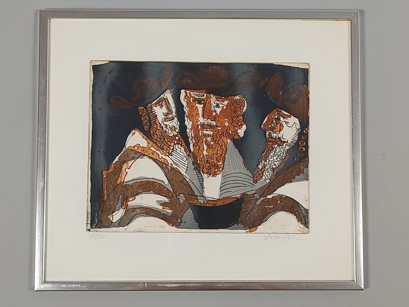 Färgetsning, Lennart Rosensohn, signerad