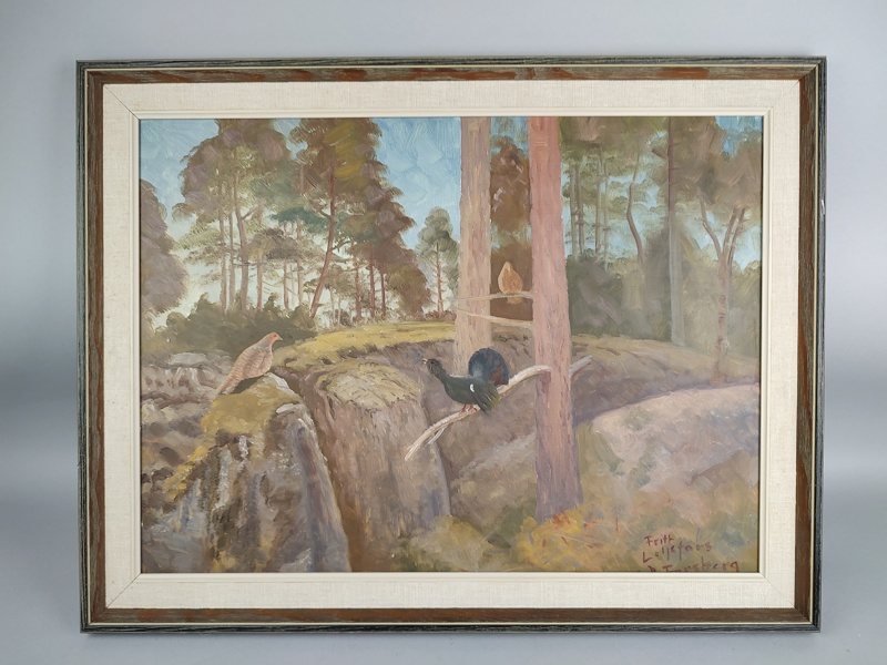 Olja på pannå, signerad R.Forsberg, oidentifierad