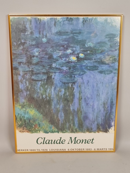 Inramad Poster, Claude Monet