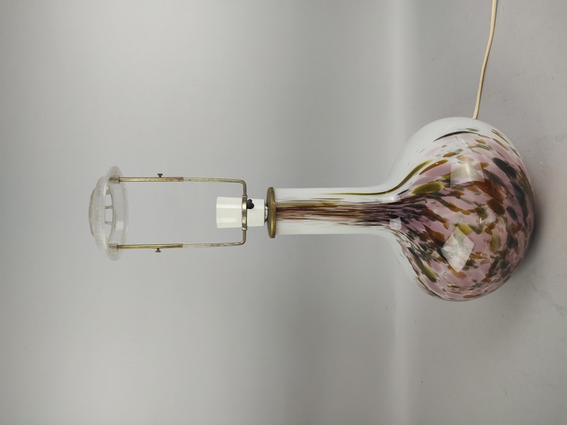 Bordslampa, glas, Holmegaard